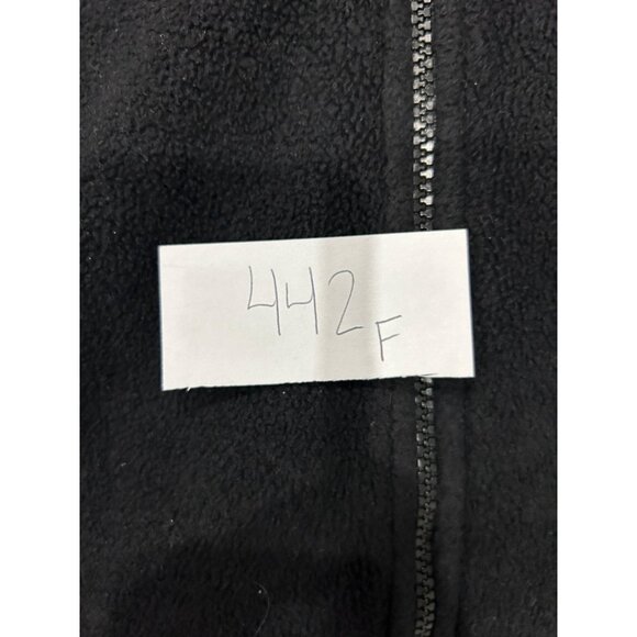 C.B. Casual Plus Size 1X Black Fleece Full-Zip Jacket - Picture 6 of 7